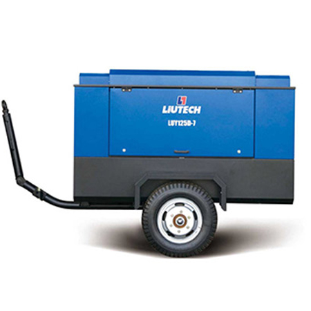 富达电动机驱动移动式螺杆空气压缩机