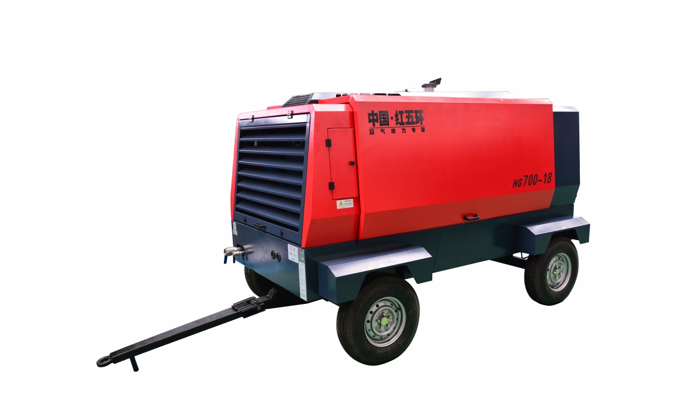 柴驱-HG系列单级高压移动空压机（四轮）HG700  柴移