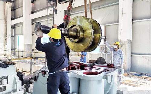 成发科能福建三钢项目ACL71-16型轴流压缩机一次启机成功