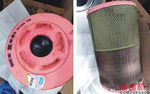 空压机油分跑油故障分析