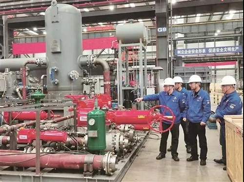 成都压缩机分公司坦桑尼亚增压改造项目首台压缩机发运