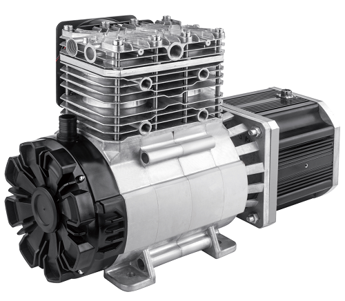 盛源新上市新能源车载无油压缩机