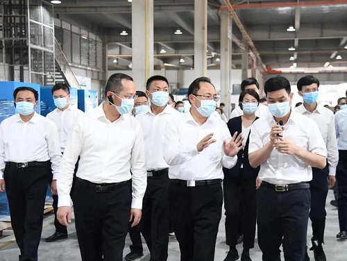 龙岩市委市政府工作检查组走进伊普思调研考察